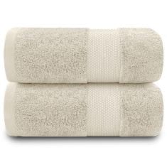 5 X ASSORTED ITEMS TO INCLUDE GC GAVENO CAVAILIA EXTRA LARGE BATH SHEET 2 PIECE - 700 GSM HOTEL QUALITY EGYPTIAN COTTON EXTRA LARGE TOWELS 100 X 180 CM - EXTRA SOFT BATHROOM TOWEL - CREAM.