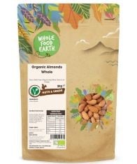 20 X ASSORTED WHOLEFOOD BAGS TO INCLUDE WHOLEFOOD EARTH ORGANIC ALMONDS WHOLE – 3 KG | RAW | GMO FREE | VEGAN | HIGH FIBRE | SOURCE OF PROTEIN | CERTIFIED ORGANIC, WHOLEFOOD EARTH ROASTED WHOLE HAZEL