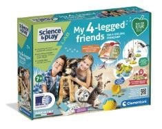 6 X CLEMENTONI 61341 SCIENCE PLAY SCIENCE PET LAB PLAY FOR FUTURE-EDUCATIONAL AND SCIENTIFIC TOYS, GIFT FOR KIDS AGE 7, ENGLISH VERSION, MULTICOLOUR, 9 X 42 X 31.