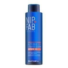 40 X NIP + FAB GLYCOLIC ACID FIX LIQUID GLOW EXTREME 6% EXFOLIATOR FOR FACE WITH HYALURONIC, SALICYLIC ACID AND VITAMIN B5, AHA BHA EXFOLIANT TO RESURFACE EXFOLIATE EVEN TONE BRIGHTEN SKIN, 100 ML.