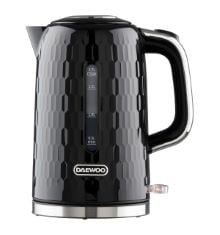 4X ASSORTED KITCHEN APPLIANCES TO INCLUDE DAEWOO HONEYCOMB COLLECTION, 1.7 LITRE KETTLE, FAST BOIL, EASY CLEANING, SAFETY FEATURES, 360° SWIVEL BASE, WATER LEVEL GAUGE, EXTRA WIDE OPENING LID, USER F