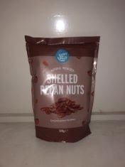 40 X HAPPY BELLY NATURAL UNSALTED SHELLED PECAN NUTS 500G BB: 19/10/2024.