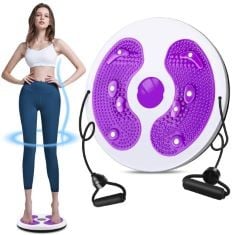 26X ASSORTED SPORTS ITEMS TO INCLUDE PRETTOP WAIST TWISTING DISC, WAIST WHISPER WITH RESISTANCE BANDS AND FOOT MASSAGE, WAIST SCULPTOR MACHINE TWISTER, WAIST TRAINER TWISTING DISC WITH MASSAGE FOOT S