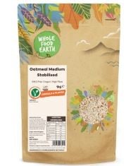 20 X WHOLEFOOD EARTH OATMEAL MEDIUM STABILISED 1 KG | GMO FREE | HIGH FIBRE BB: 10/12/2024.