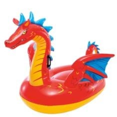 6 X ASSORTED INFLATABLE ITEMS TO INCLUDE INTEX MYSTICAL DRAGON RIDE-ON, DEFLATED SIZE: 1.98M X 1.73M (57577NP).