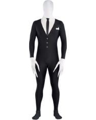 APPROX X10 ASSORTED FANCY DRESS TO INCLUDE (PKT) (844470-55) ADULT MENS SLENDER MAN PARTYSUIT COSTUME (EXTRA LARGE), RUBIE'S OFFICIAL FLASH GORDON MUSCLE TOP, ADULT FANCY DRESS, SIZE X-LARGE.