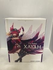 X5 ASSORTED FIGURES AND TOYS TO INCLUDE THE REBEL XAYAH 1/7 SCALE FIGURE.