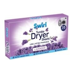 APPROX X50 ASSORTED ITEMS TO INCLUDE SWIRL LAVENDER LAUNDRY SHEETS 35 PACK.