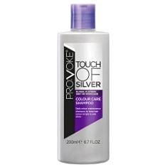 40 X PROVOKE TOUCH OF SILVER COLOUR CARE SHAMPOO 200ML, DAILY COLOUR PROTECT SHAMPOO, PROLONGS COLOUR & ADDS SHINE.