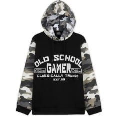 14 X CITYCOMFORT HOODIES FOR BOYS KIDS GAMING HOODED SWEATSHIRT GAMER GIFTS (CAMO GREY, 5-6 YEARS).