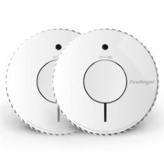 X 22 ASSORTED ITEMS TO INCLUDE FIREANGEL OPTICAL SMOKE ALARM WITH 10 YEAR SEALED FOR LIFE BATTERY, FA6620-R-T2 (ST-622 / ST-620 REPLACEMENT, NEW GEN) - TWIN PACK , WHITE.