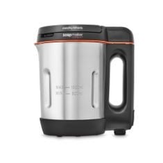 X4 ASSORTED ITEMS TO INCLUDE MORPHY RICHARDS COMPACT SOUP MAKER, BLEND & COOK SMOOTH & CHUNKY SOUP, SMOOTHIES, BLACK & STAINLESS STEEL, 1 LITRE, 900 W, 501021, RUSSELL HOBBS CHALKBOARD 3.5L ELECTRIC