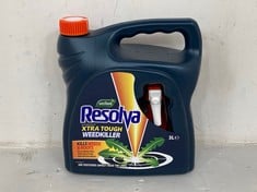 QTY OF WESTLAND RESOLVA PRO WEEDKILLER XTRA TOUGH 3L (COLLECTION ONLY)