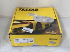 QTY OF BRAKE DISCS TO INCLUDE TEXTAR BRAKE DISCS 92159903 (KERBSIDE PALLET DELIVERY)