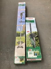 BOSCH UNIVERSAL HEDGE CUT 18V-50 TO INCLUDE BOSCH ADVANCED BRUSH CUT 36V-23-750-RRP £386