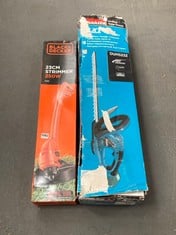 BLACK + DECKER 23CM STRIMMER 250W TO INCLUDE MAKITA CORDLESS HEDGE TRIMMER DUH523Z-RRP £124