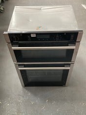 NEFF FREESTANDING DOUBLE OVEN AND GRILL IN BLACK AND BRUSHED STEEL WITH BUILT IN WIFI MODEL: U2ACM7HH0B RRP: £1299