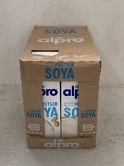 QTY OF 8 X 1L ALPRO SOYA MILK BBE: 07/10/2024 (COLLECTION ONLY) (CAGE NOT INCLUDED)