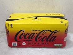 27 X PACK OF COCA-COLA ZERO LEMON 8 X 330ML BBE: 30/11/24 (COLLECTION ONLY) (CAGE NOT INCLUDED)