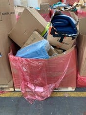 PALLET OF ASSORTED ITEMS TO INCLUDE FEANDREA PET CARRIER PDC70Z (KERBSIDE PALLET DELIVERY)