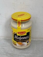 CAGE OF WINIARY MAJONEZ DEKORACYJNY MAYONNAISE 400ML - BBE 28/12/24 (COLLECTION ONLY)(CAGE NOT INCLUDED)