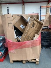 PALLET OF ASSORTED ITEMS TO INCLUDE NRS HEALTHCARE ADJUSTABLE TILTING OVER BED & OVER CHAIR TABLE (KERBSIDE PALLET DELIVERY)