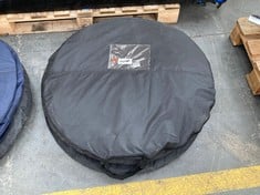 3 X ASSORTED TENTS TO INCLUDE MOUNTAIN WAREHOUSE POP UP 4 MAN TENT IN BLACK 240 X 200 X 110CM -RRP £110