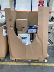 PALLET OF ASSORTED HOUSEHOLD ITEMS TO INCLUDE PACK OF 9 BLISS QUILTED TOILET ROLL (KERBSIDE PALLET DELIVERY)