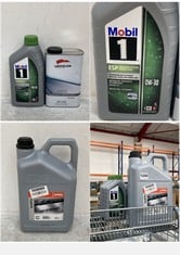 4 X MOBIL 1 ENGINE OIL TO INCLUDE 5L STIHL SYNTH PLUS (COLLECTION ONLY)