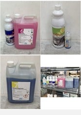 APPROX 17 X ASSORTED CLEANING PRODUCTS TO INCLUDE JMS 6 NEUTRACLEAN ALL PURPOSE DAILY CLEANER (COLLECTION ONLY)