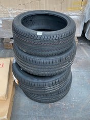 4 X ASSORTED TYRES TO INCLUDE TRAZANO ZUPERECO 225/45R17 94W EXTRA LOAD TUBELESS TYRE