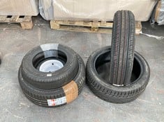 4 X ASSORTED TYERS TO INCLUDE TREADWEAR 320 OUTSIDE 225/40 ZR18 92Y TYRE