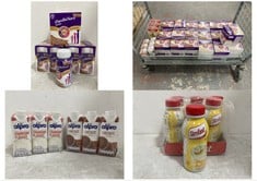 QTY OF ASSORTED ITEMS TO INCLUDE PAEDIASURE SHAKE IN VANILLA BBE 10/24 (COLLECTION ONLY )