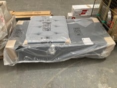 GREY SINGLE DIVAN BASE SET (KERBSIDE PALLET DELIVERY)