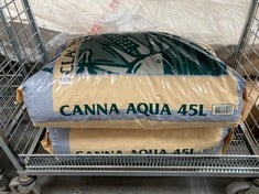 2 X CANNA AQUA 45L CLAY PEBBLES