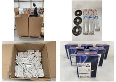 PALLET OF ASSORTED ITEMS TO INCLUDE SHOT FIRED PIN METAL WASHERED VMW32 (KERBSIDE PALLET DELIVERY)