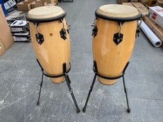 2 X TOCA HAND PERCUSSION LARGE DRUMS