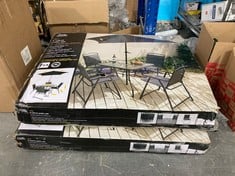 2 X MIAMI 6 PIECE PATIO SET