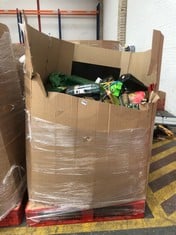 PALLET OF ASSORTED ITEMS TO INCLUDE MULTIPLE PACKS OF SEED (KERBSIDE PALLET DELIVERY)