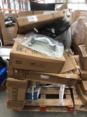 PALLET OF ASSORTED ITEMS TO INCLUDE NRS MOWBRAY LITE FLAT PACK (KERBSIDE PALLET DELIVERY)