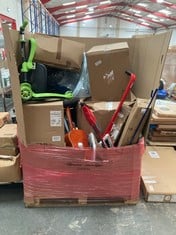 PALLET OF ASSORTED ITEMS TO INCLUDE ROTHO BLACK HOUSEHOLD BIN (KERBSIDE PALLET DELIVERY)