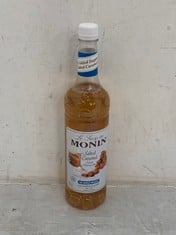 PALLET OF ASSORTED LIQUIDS TO INCLUDE MONIN SALTED CARAMEL FLAVOURED DRINK SYRUP 1L - BBE:09/2024 (COLLECTION ONLY)