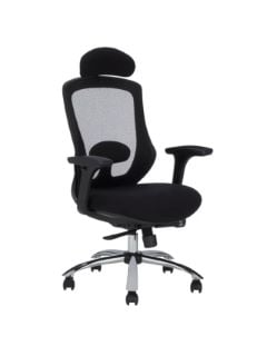 JOHN LEWIS ISAAC OFFICE CHAIR BLACK RRP £299 (003338342)