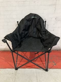 TUBBI XL CAMPING CHAIR GREY AND BLACK RRP £50