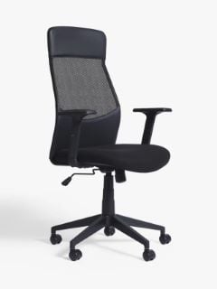 JOHN LEWIS INSET CHAIR BLACK RRP £129