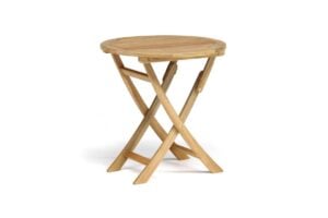 RHS BY KETTLER CHELSEA FOLDING BISTRO TABLE TEAK OAK EUCALYPTUS RRP £125