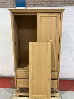 JOHN LEWIS ESSENCE OAK 2 DOOR WARDROBE RRP £999 (003335267)