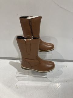 2 X JOHN LEWIS ISOBEL 2 BOOTS SIZE 32 TAN