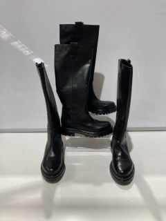 2 X JOHN LEWIS AND/OR TABIE LONG BOOTS BLACK SIZES EUR 37 EUR 39 TOTAL RRP £132