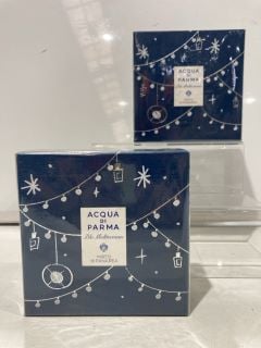 2 X ACQUA DI PARMA BLU MEDITERRANEO MIRTO DI PANAREA NATURAL SPRAY AND CANDLE TOTAL RRP £282